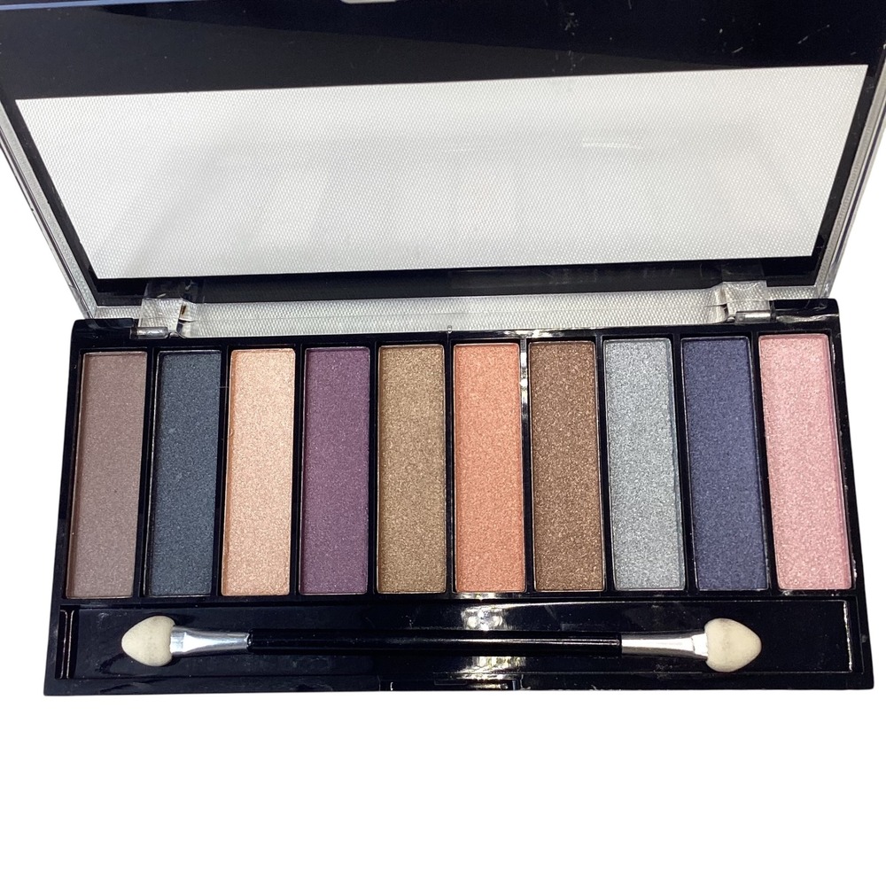 Mariposa 10 Color Eyeshadow Palette Shimmer Matte Neutrals Blues  New